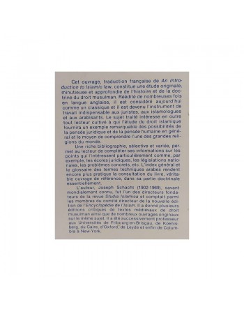 Introduction au droit musulman 