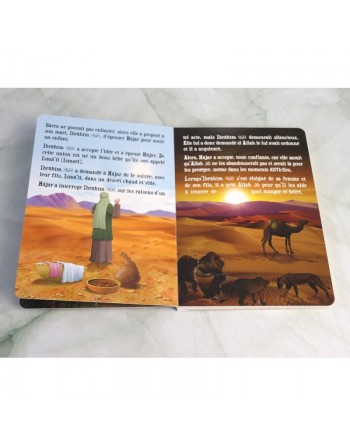 Pack 3 livres aux pages cartonnées pour les petits enfants musulmans Les prophètes Ibrâhîm & Ismâ'îl - Moûssâ - Chouayb 