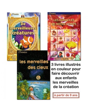 Pack 3 livres Les merveilles de la création 