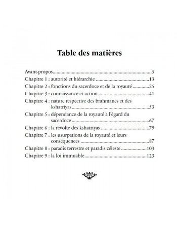 Autorité spirituelle et pouvoir temporel 
