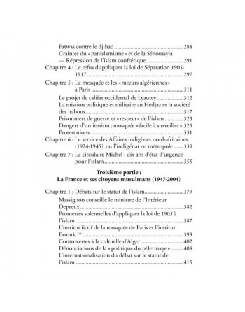 La France et ses musulmans un siècle de politique musulmane (1895 - 2005) 