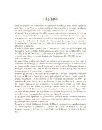 La France et ses musulmans un siècle de politique musulmane (1895 - 2005) 