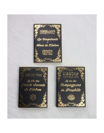 Pack Cadeau 3 livres La vie des compagnons - La vie des grands savants - Les conquérants et Héros de l'Islam 