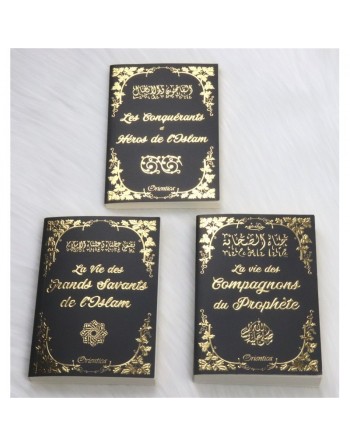 Pack Cadeau 3 livres La vie des compagnons - La vie des grands savants - Les conquérants et Héros de l'Islam 