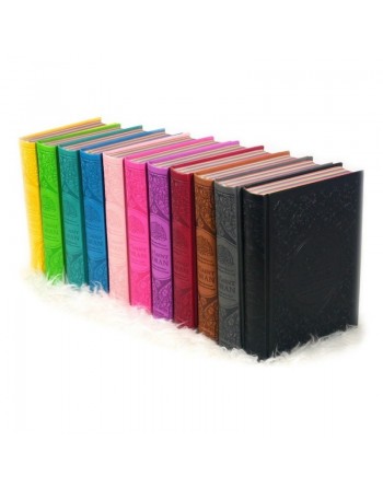 Le Saint Coran Rainbow (Arc-en-ciel) - Français-Arabe avec transcription Phonétique - Doré (Or) - Edition de luxe (Couverture Cu