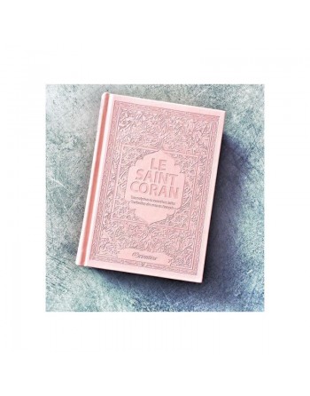 Le Saint Coran en langue arabe + Transcription phonétique et Traduction des sens en français - Edition de luxe (Couverture en cu
