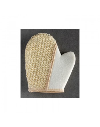 Gant de crin exfoliant pour le bain 