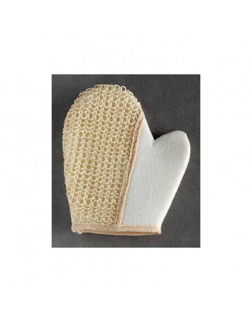 Gant de crin exfoliant pour le bain 