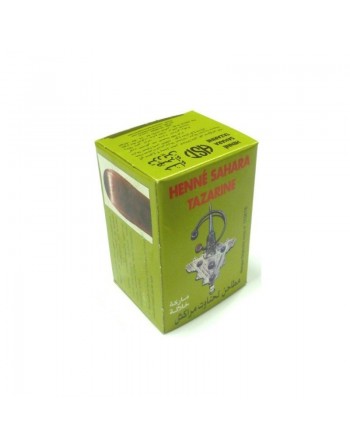 Henné pour cheveux 100% Naturel Sahara Tazarine (100 gr Net) 