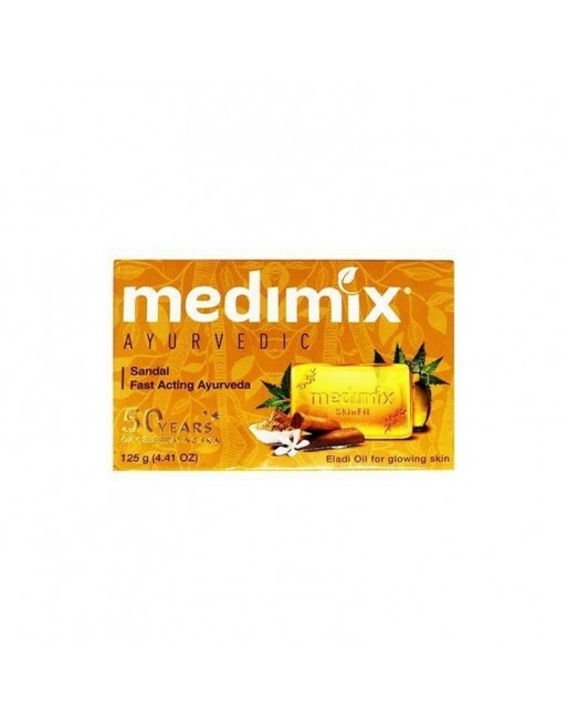 Savon Halal Medimix au bois de Santal - Sandalwood Soap - 125 g net 