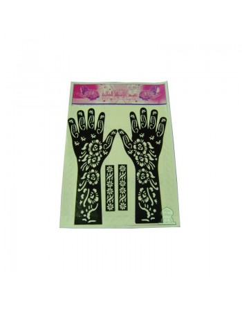 Motifs pour tatouage au henné (deux mains) 