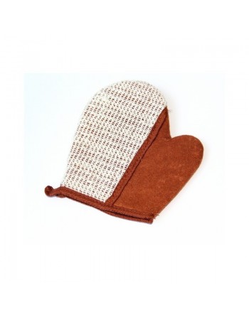 Gant de crin double face pour le bain et hammam 