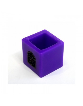 Petit Photophore décoratif marocain de couleur violet 