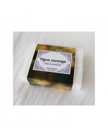 Savon figue sauvage - Savon enrichi à l'argile verte sans colorant (traditionnel) 