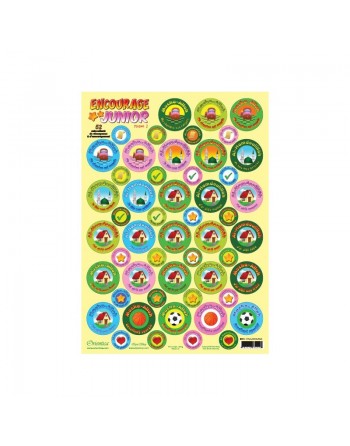 Pack de 104 autocollants de récompense et d'encouragement "Maison 1+2" (Encourage Junior) 