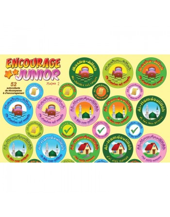 Pack de 104 autocollants de récompense et d'encouragement "Maison 1+2" (Encourage Junior) 