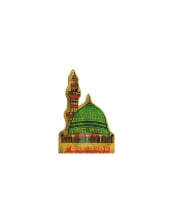 Autocollant "La Mosquée de Médine" doré avec effet holographique 