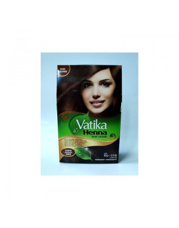 Vatika henna : Henné couleur Noir Brun pour cheveux - Vatika Henna Hair Black Brown 