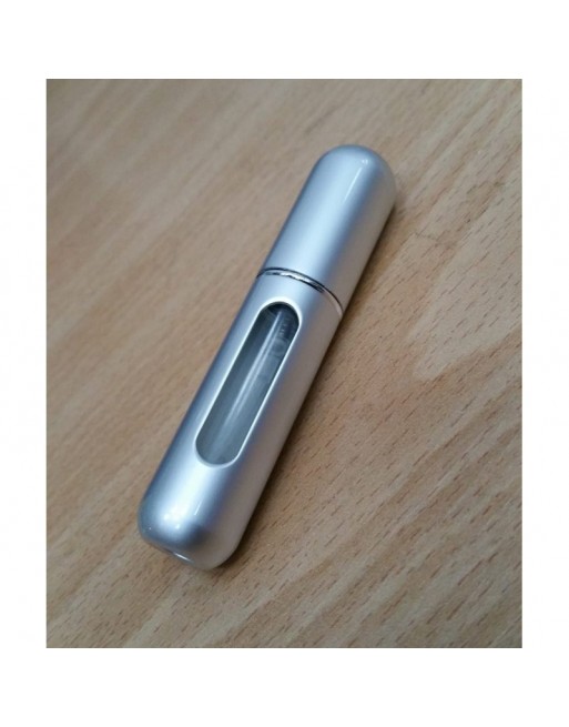 Mini-atomiseur de parfum pour Voyage - Bouteille vaporisateur vide en aluminium - Argent Mini-atomiseur de parfum pour Voyage - Bouteille vaporisateur vide en aluminium - Argent