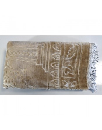 Pack Cadeau musulman : Coran bilingue français/arabe et La Citadelle du Musulman blancs dorés - Tapis de prière couleur... 