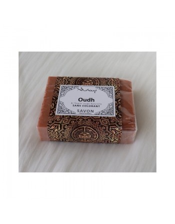 Savon Oudh à l'argile rouge naturelle sans colorant 