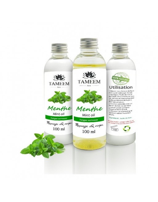 Huile de Menthe (Mint Oil) - 100% Naturel - 100 ml Huile de Menthe (Mint Oil) - 100% Naturel - 100 ml