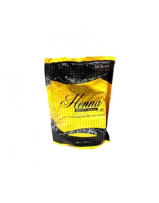 Henné noir avec bakhoor pour les mains et les cheveux Henné noir avec bakhoor pour les mains et les cheveux