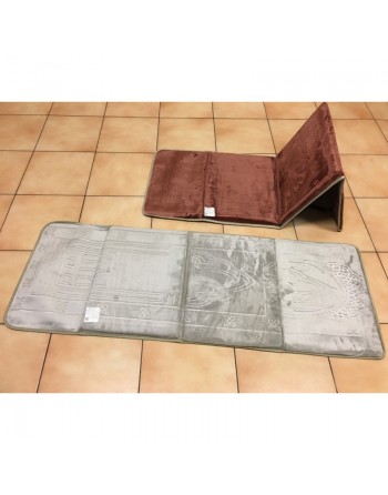 Tapis de prière pliable ultra confortable avec adossoir intégré (dossier - chaise - support pour le dos pour s'adosser)... 