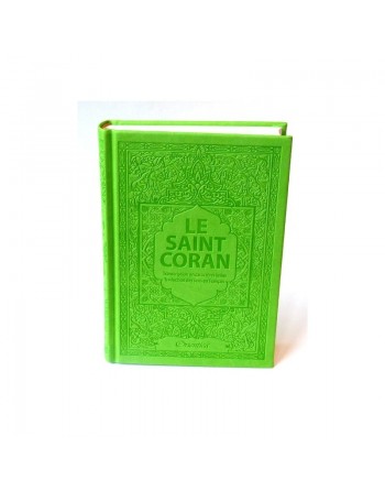 Pack Cadeau vert : Coran de luxe français/arabe/phonétique, La Citadelle du musulman, 99 Hadiths du Prophète, Porte-Coran et ...