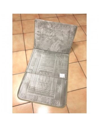 Tapis de prière pliable ultra confortable avec adossoir intégré (dossier - chaise - support pour le dos pour s'adosser)... 