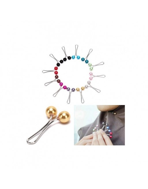 Broche pour foulard, châle, hijab et écharpe musulmane, clip de perle, bretelle fixe, broche antidérapante Broche pour foulard, châle, hijab et écharpe musulmane, clip de perle, bretelle fixe, broche antidérapante