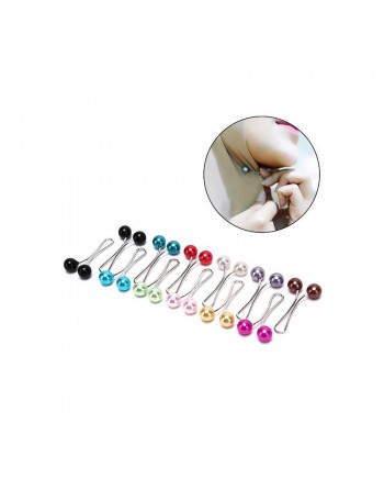Broche pour foulard, châle, hijab et écharpe musulmane, clip de perle, bretelle fixe, broche antidérapante 