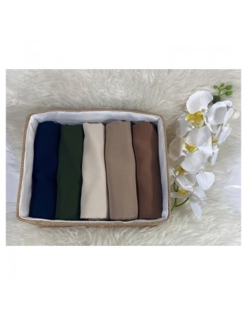 Hijab Soie de Médine - Grand foulard carré de 1,40 mètres (Plusieurs couleurs disponibles) 