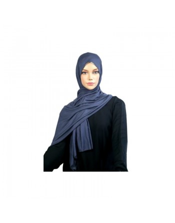 Grand hijab-châle (longueur 1m50) de couleur unie (plusieurs couleurs disponibles) 