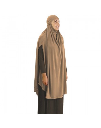 Grande cape - Hijab long de prière pour femme avec fentes - Plusieurs couleurs disponibles 