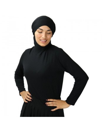 Sous-pull avec cagoule intégrée (body en viscose avec hijab intégré) - Plusieurs couleurs disponibles 