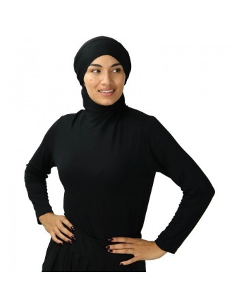 Sous-pull avec cagoule intégrée (body en viscose avec hijab intégré) - Plusieurs couleurs disponibles 