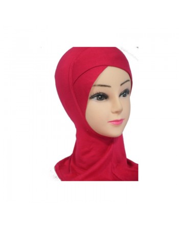 Hijab cagoule croisé une pièce (plusieurs couleurs disponibles) 