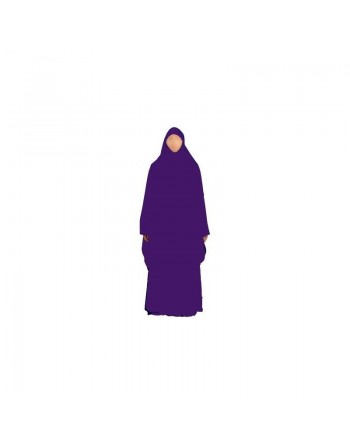 Djilbab mauve (Taille XL) 