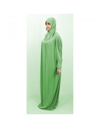 Jilbab ample une pièce - Marque Best Ummah (Boutique Jilbeb femme musulmane) - Couleur Vert avocat 