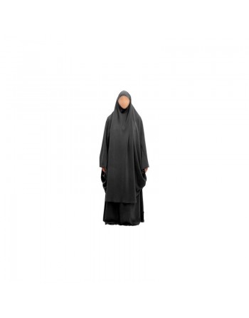 Djilbab gris (Taille L) 