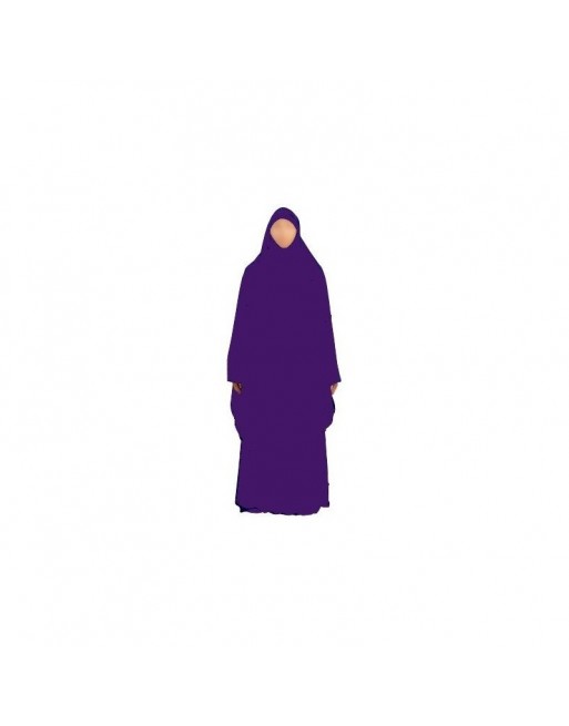 Jilbab prune (Taille L) Jilbab prune (Taille L)