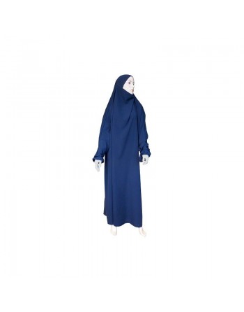 Jilbab Al-Haramayn une (1) pièce - Couleur bleue Marine 