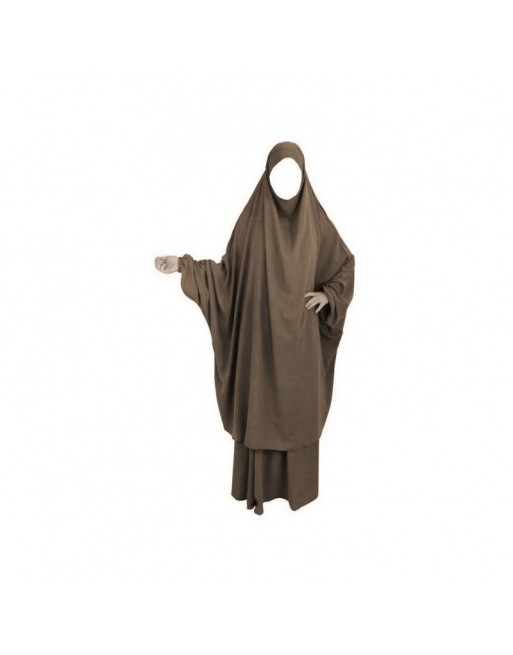 Jilbab adulte 2 pièces - Cape + Jupe évasée - Jilbab adulte 2 pièces - Cape + Jupe évasée -