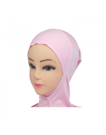 Hijab cagoule une pièce couleur rose clair 