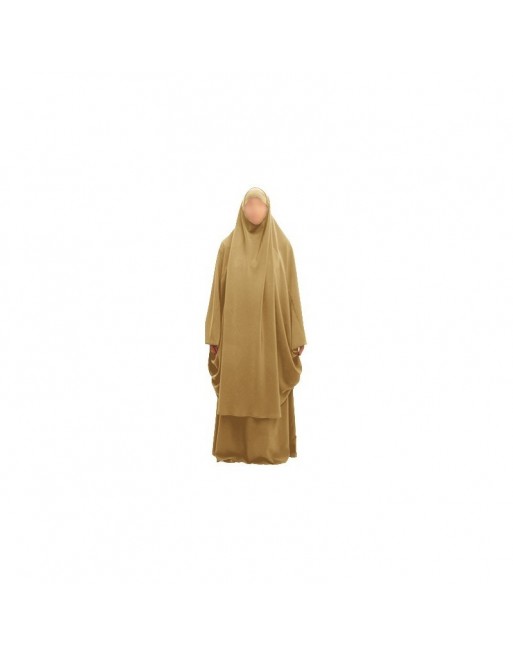 Jilbab Beige (Taille XL) Jilbab Beige (Taille XL)