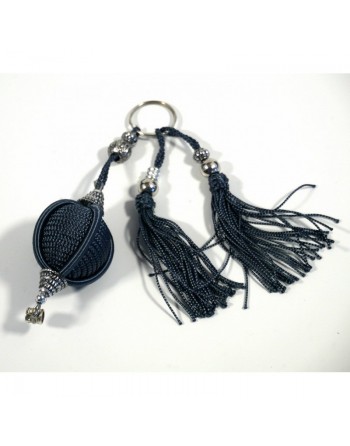 Décoration / Porte-clés artisanal fabriqué à la main en sabra - Gris 