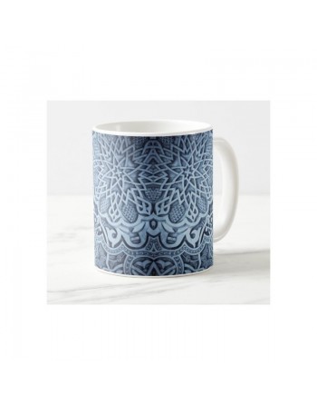 Mug arabesques bleu (décoration orientale des 1001 nuits) 