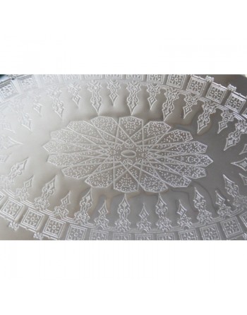 Ensemble de trois plateaux ovales assortis de taille différente 