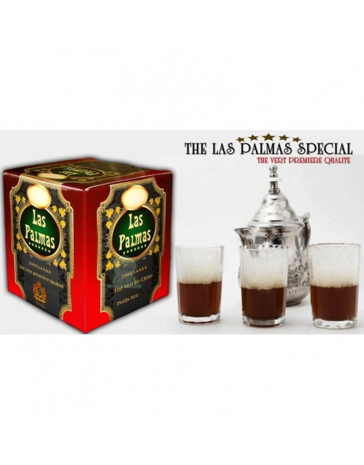 Thé marocain "Las Palmas" - Thé vert de chine 3505 AAAAA de première qualité (200g) 